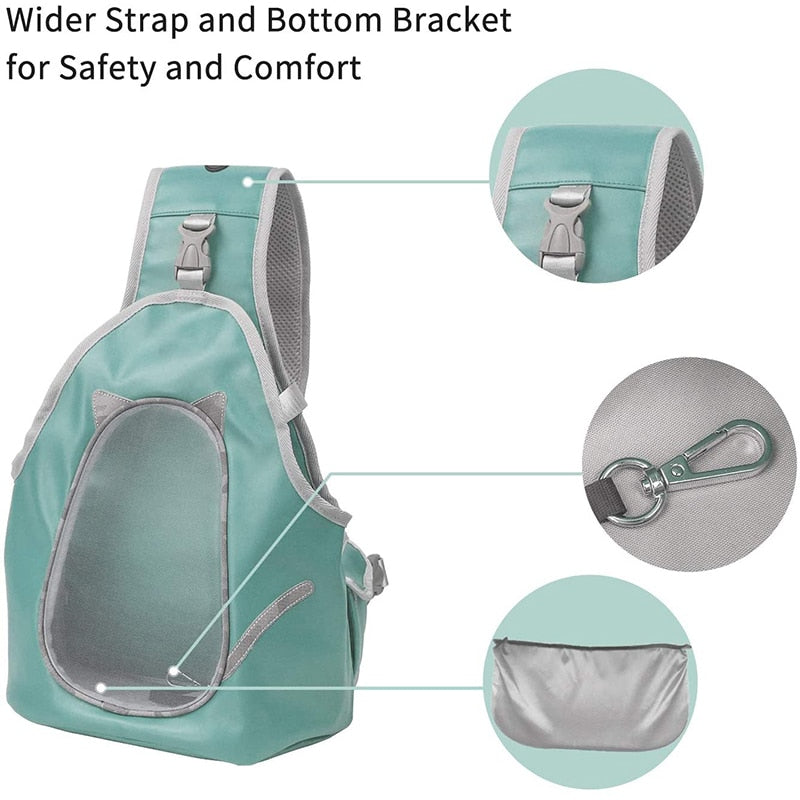 Fashion Breathable Cat Carrier Sling Bag