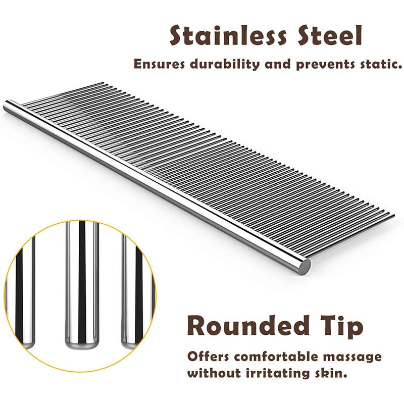 Stainless Steel Pet Dematting Comb