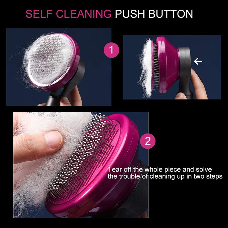 Safe Grooming Slicker Dog Brush