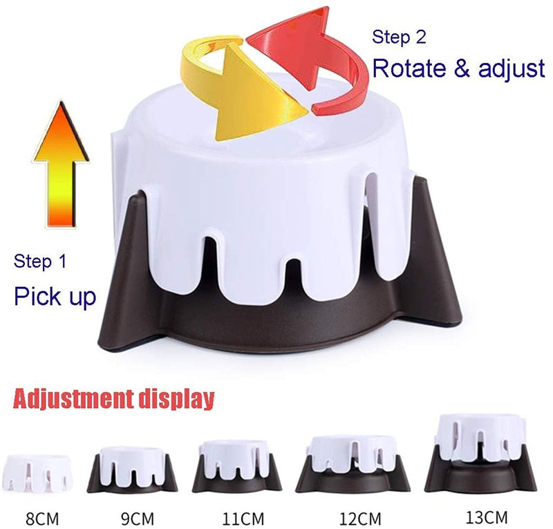 5 Adjustable Height Dog Slow Feeder