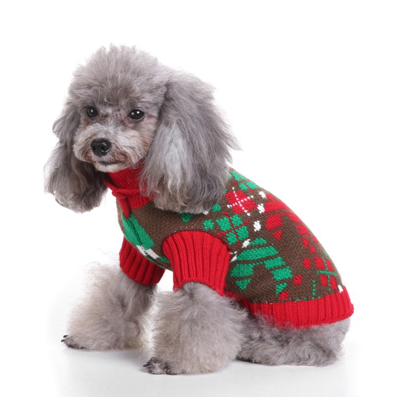 Cozy Knitted Warm Dog Christmas Sweater