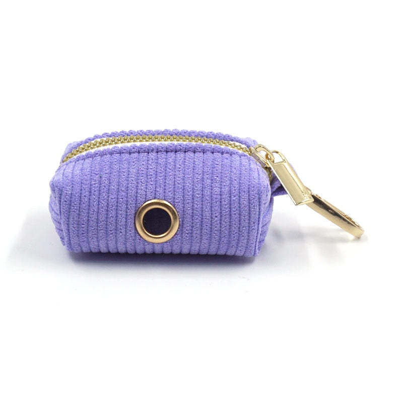 Luxury Purple Corduroy Dog Harness