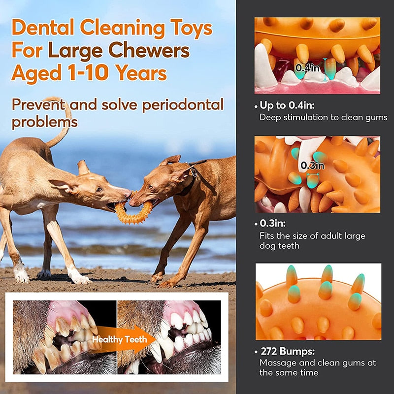 Tough Teeth Cleaning Dog Toys