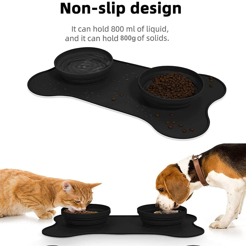 Luxury Soft Silicone Travel Dog Bowl