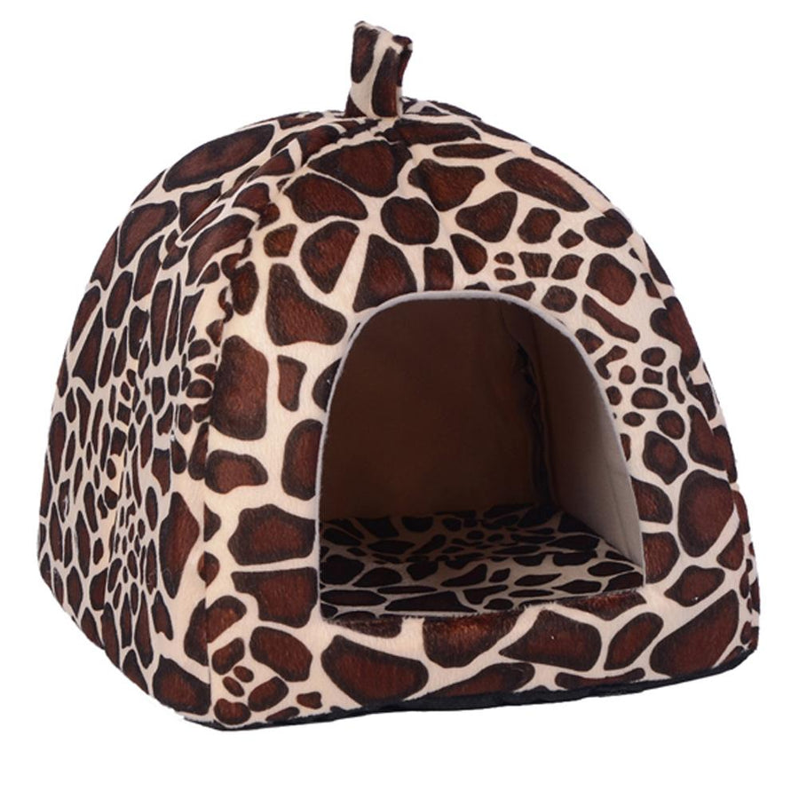 Warm Leopard Pet Cozy House