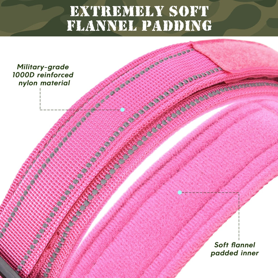 Pink Military Tactical Dog Collar