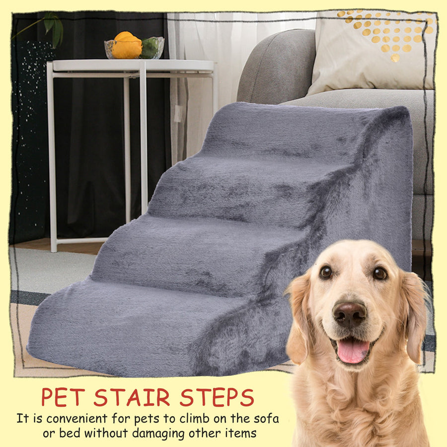 Pet Dog 4 Steps Stairs