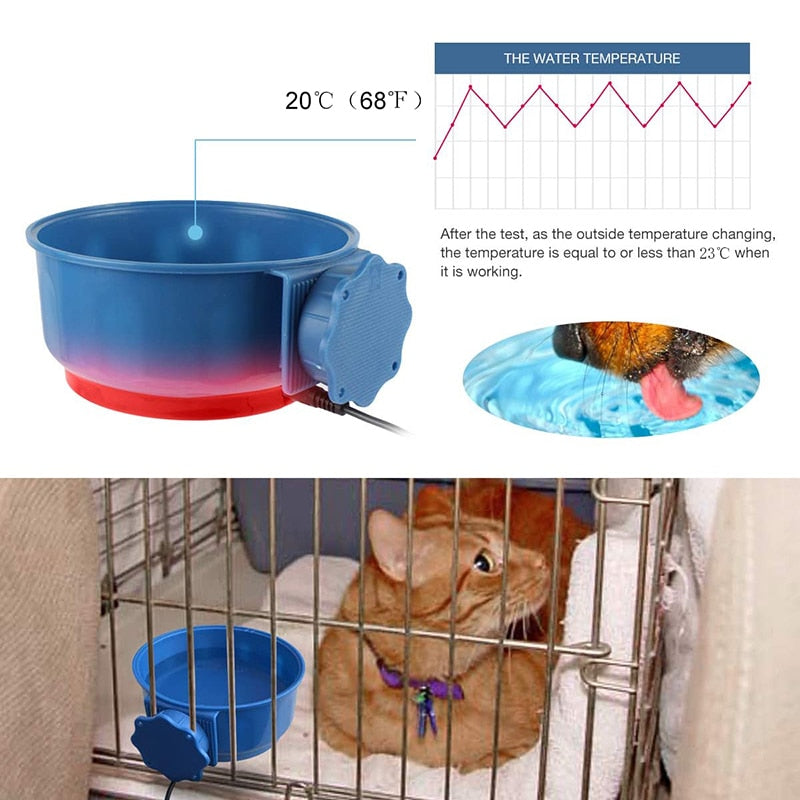 600ML Heating Dog Bowl