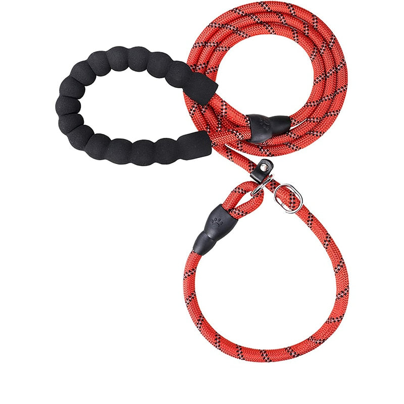 Reflective Padded Slip Dog Leash