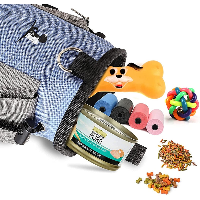 Poop Bag Dispense Dog Treat Pouch