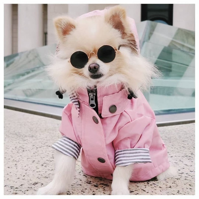 Waterproof Hoodies Pet Raincoat