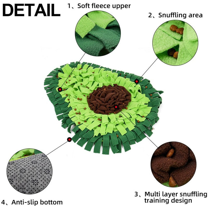 Avocado Dog Snuffle Toy