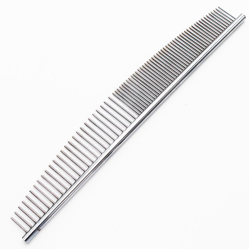 Stainless Steel Arc Design Dog Comb