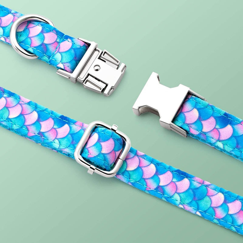 Elegant Mermaid Dog Collar