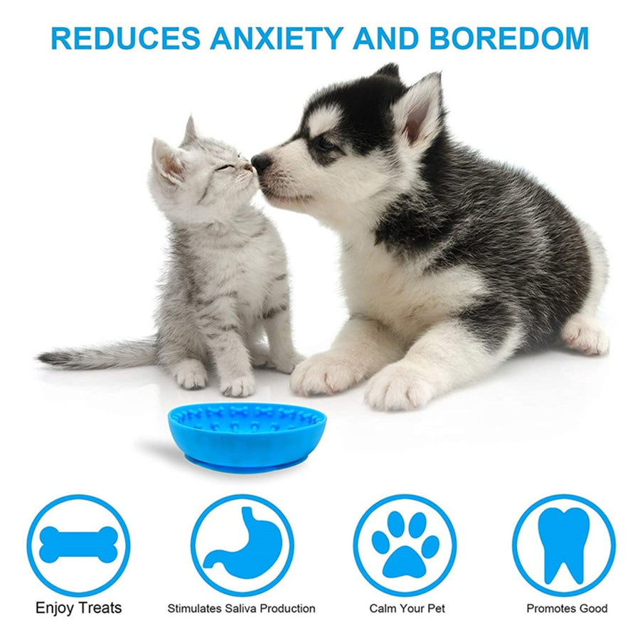 Silicone Dog Slow Feeder Bowl