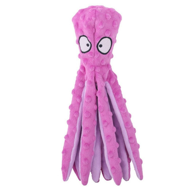 Squeaky Octopus Dog Toy