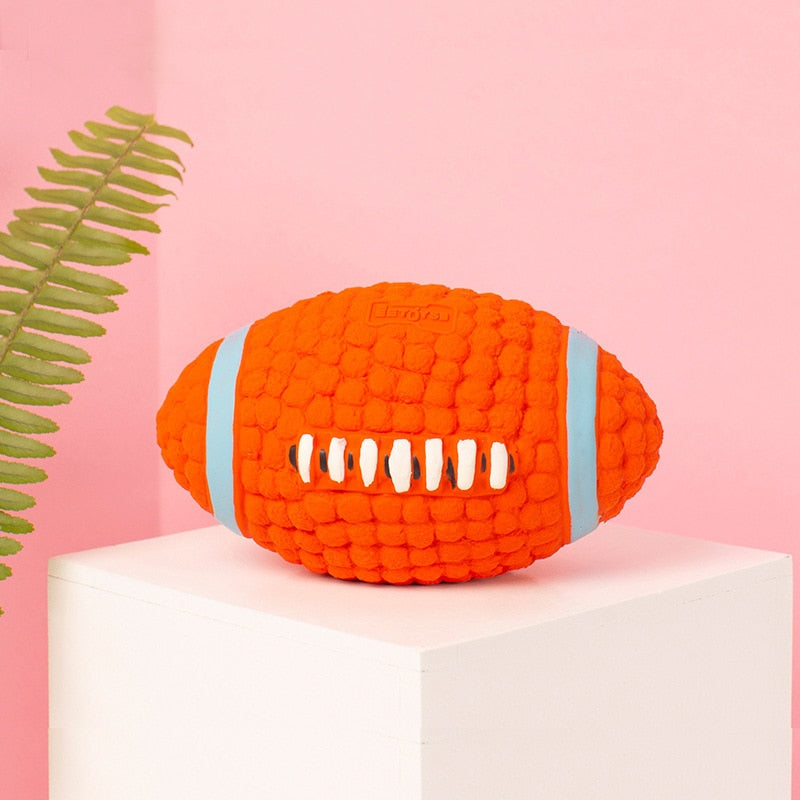 Football Squeaker Floatable Dog Toys