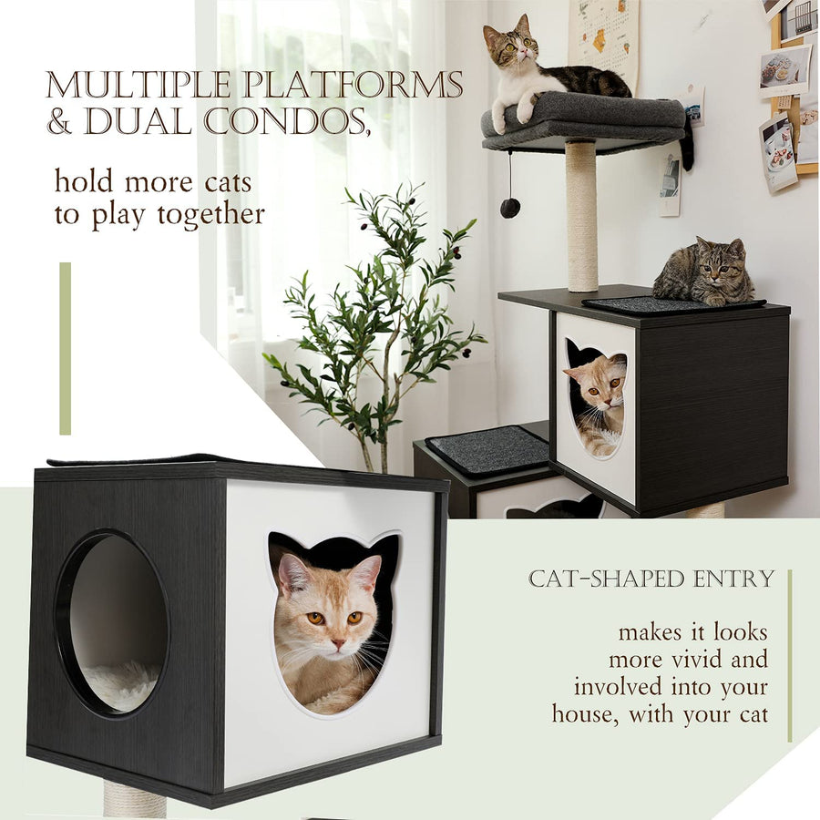 Luxury Cat Tree Tower Condo