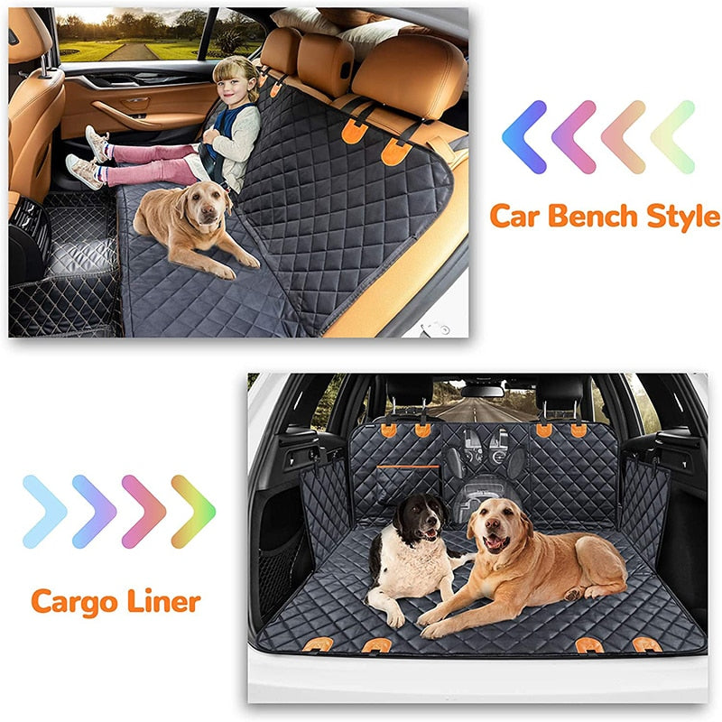 Mesh Visual Window Dog Seat Cover