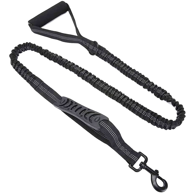 Ergonomic Padded Handle Bungee Dog Leash