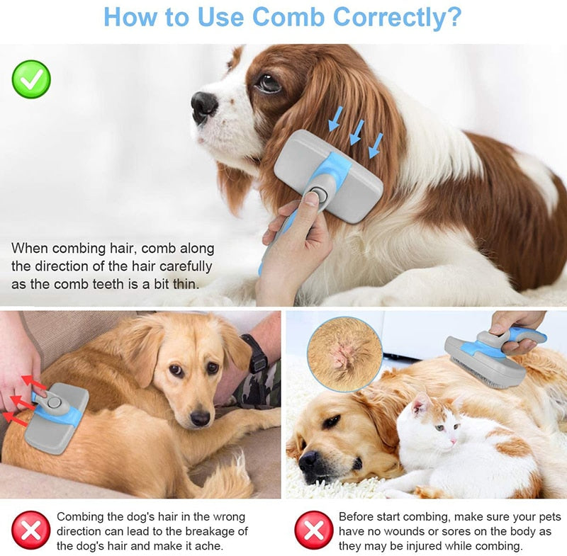 Professional Comfortable Slicker Dog Brush