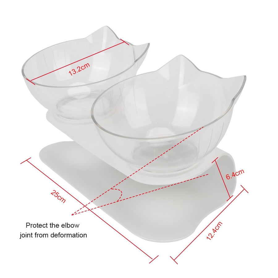 Raised Stand Double Pet Bowl