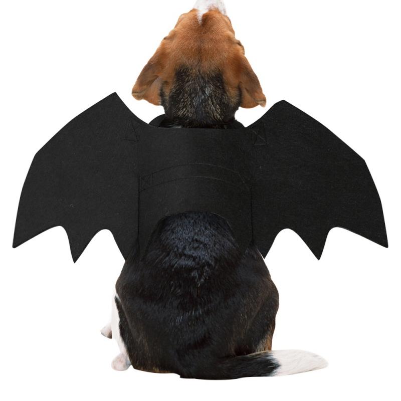 Cute Halloween Pets Bat Wings Costume