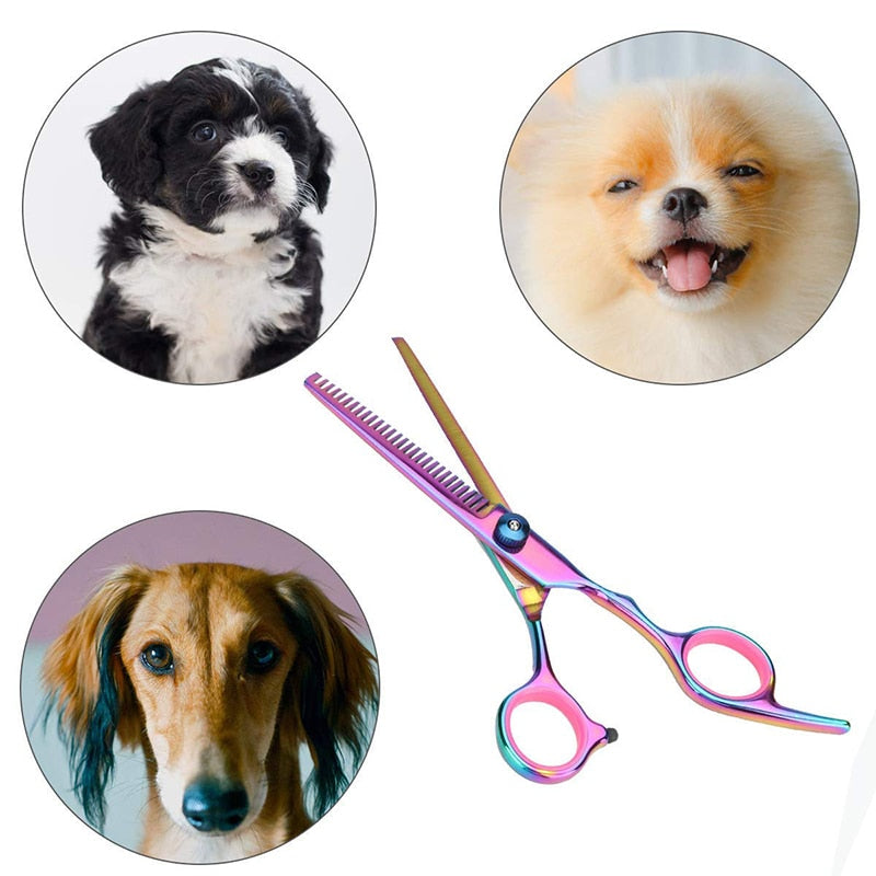 Professional Dog Grooming Scissors Kit