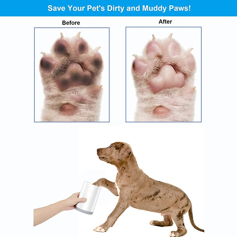 Removable Soft Silicone Dog Paw Cleaner