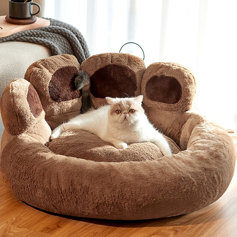 Long Plush Deep Sleep Pet Bed