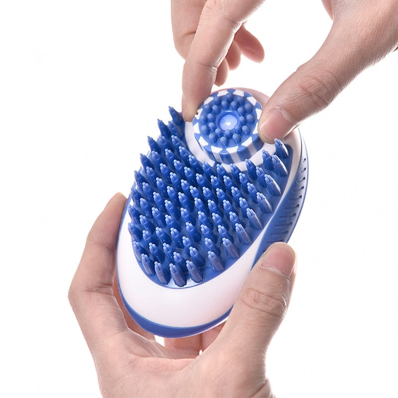 Effective Pet Grooming Bath Brush