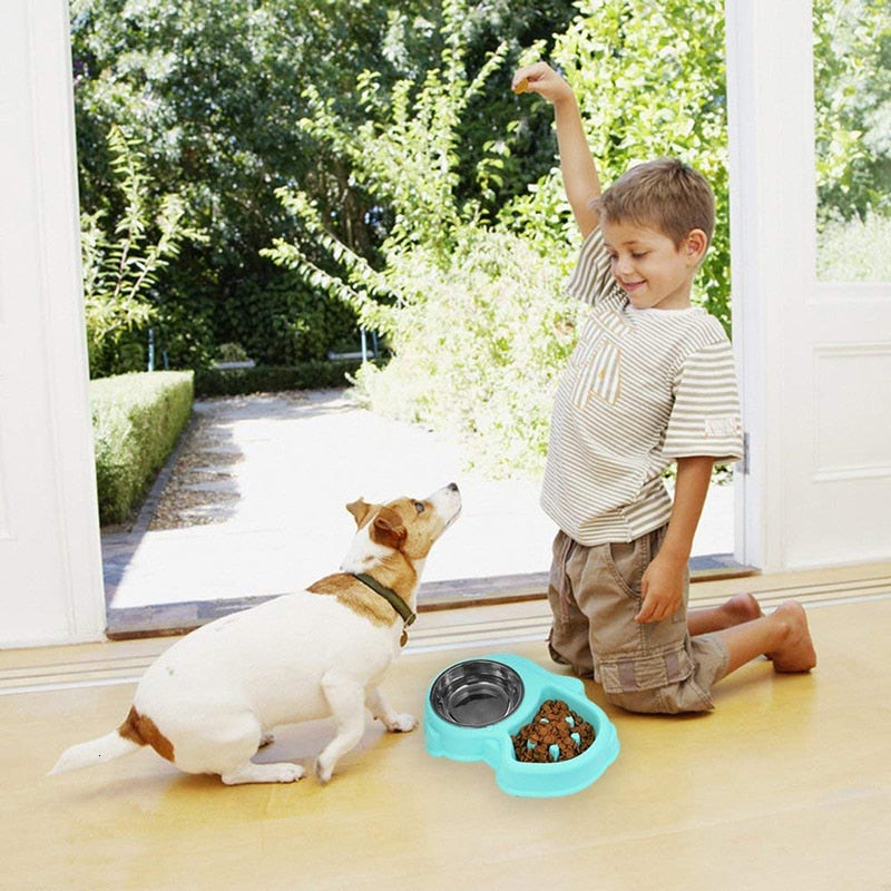 PP Resin Anti Slip Dog Slow Feeder