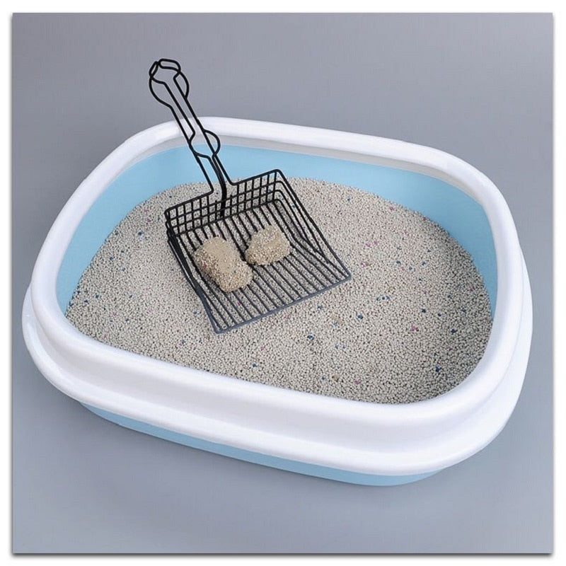 Durable Cat Stainless Steel Litter Scoop