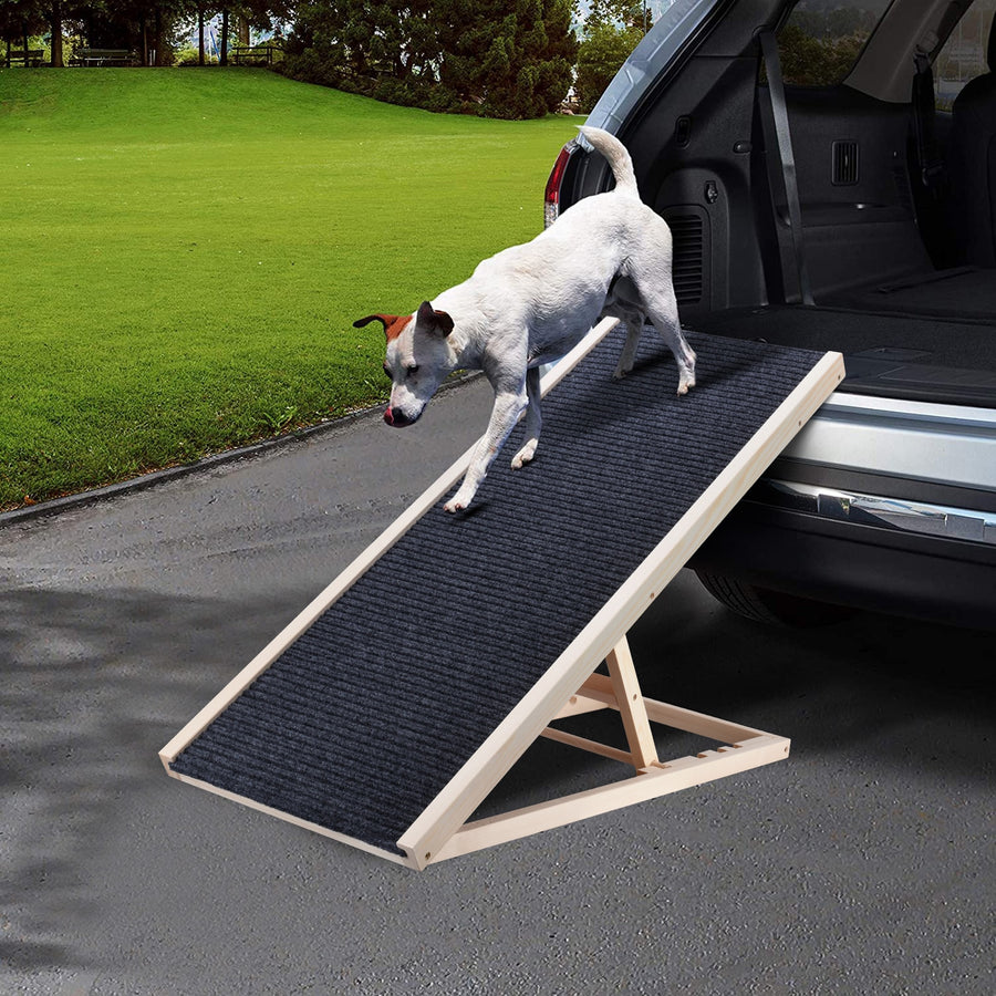 Premium Wooden Dog Ramp