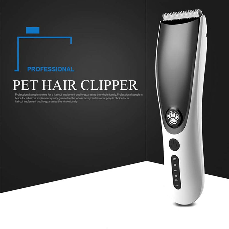 Cordless Low Noise Safe Dog Hair Trimmer