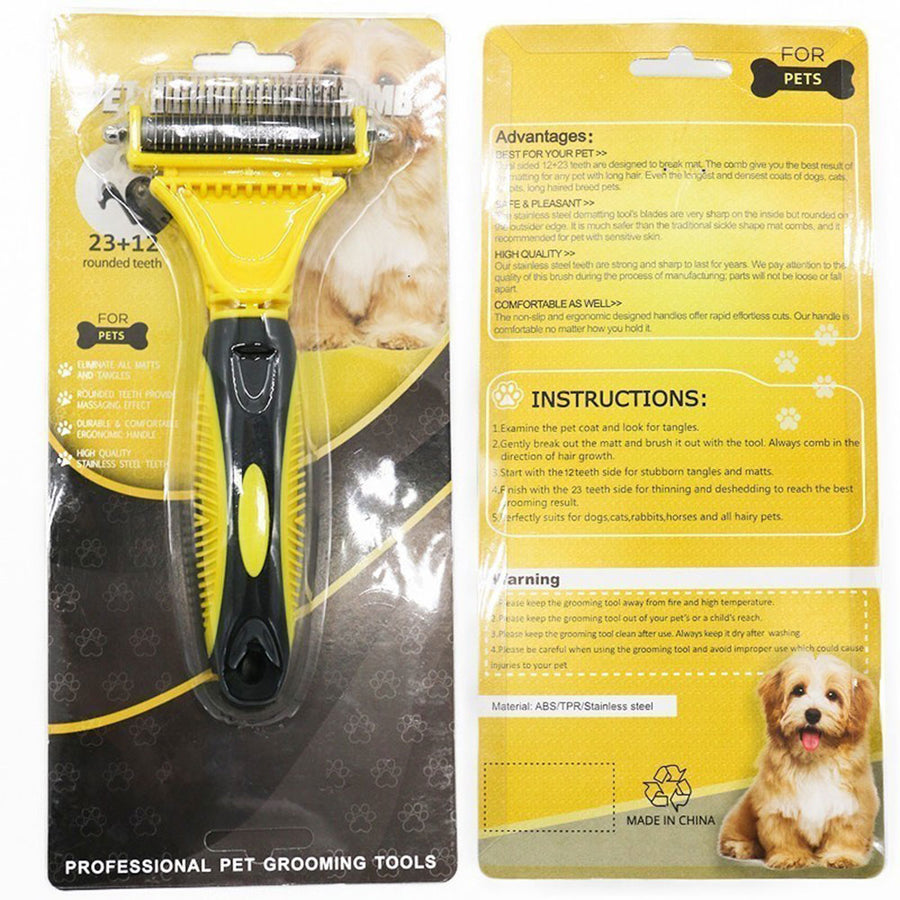 Professional 2 Sided Dog Comb