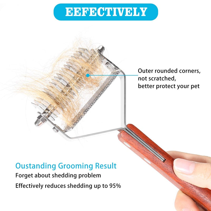 Double Head Professional Dog Brush