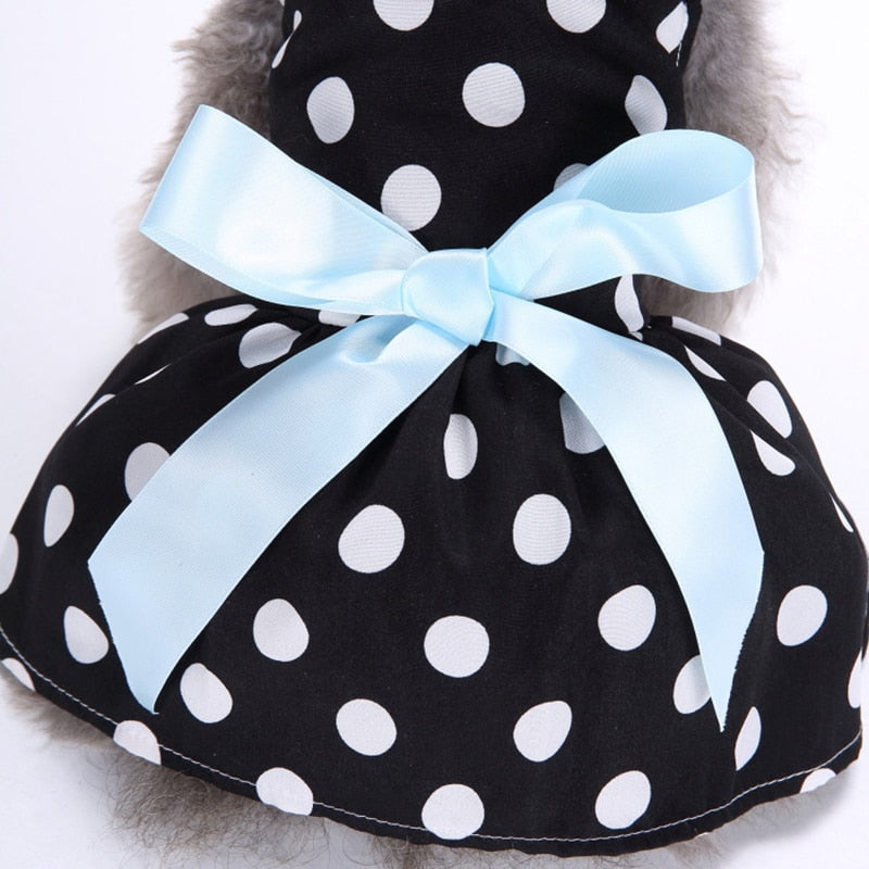 Fashion Bowtie Cute Dog Dress