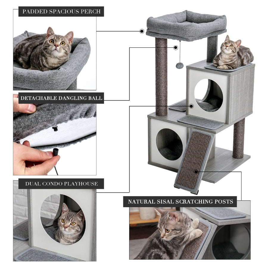 Luxurious Cat Tree Tower Condo