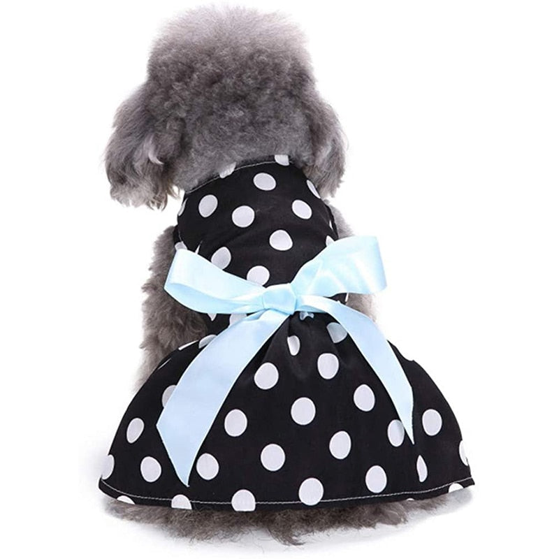 Fashion Bowtie Cute Dog Dress