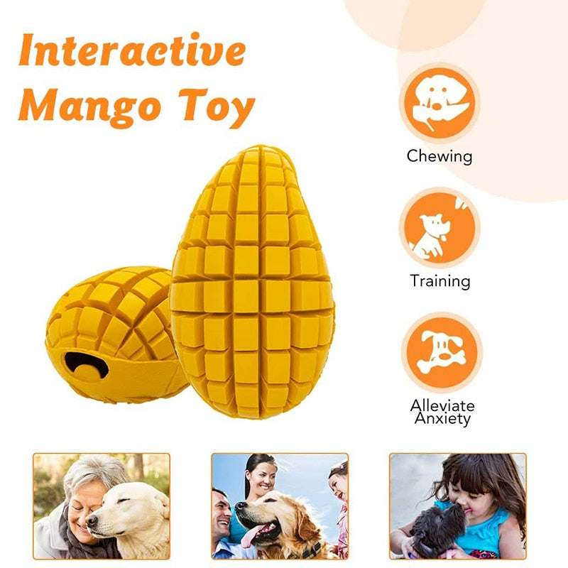 Mango Shape Indestructible Dog Toys