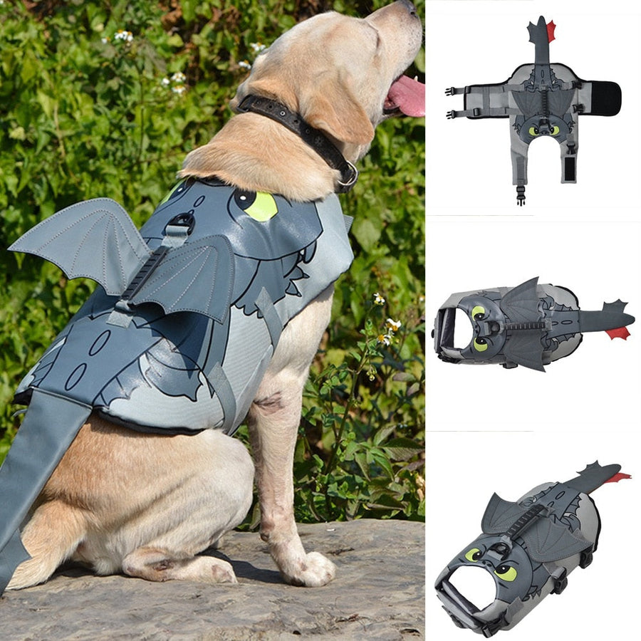 Dragon Design Dog Life Vest