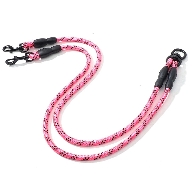 Durable Double Dog Coupler Leash