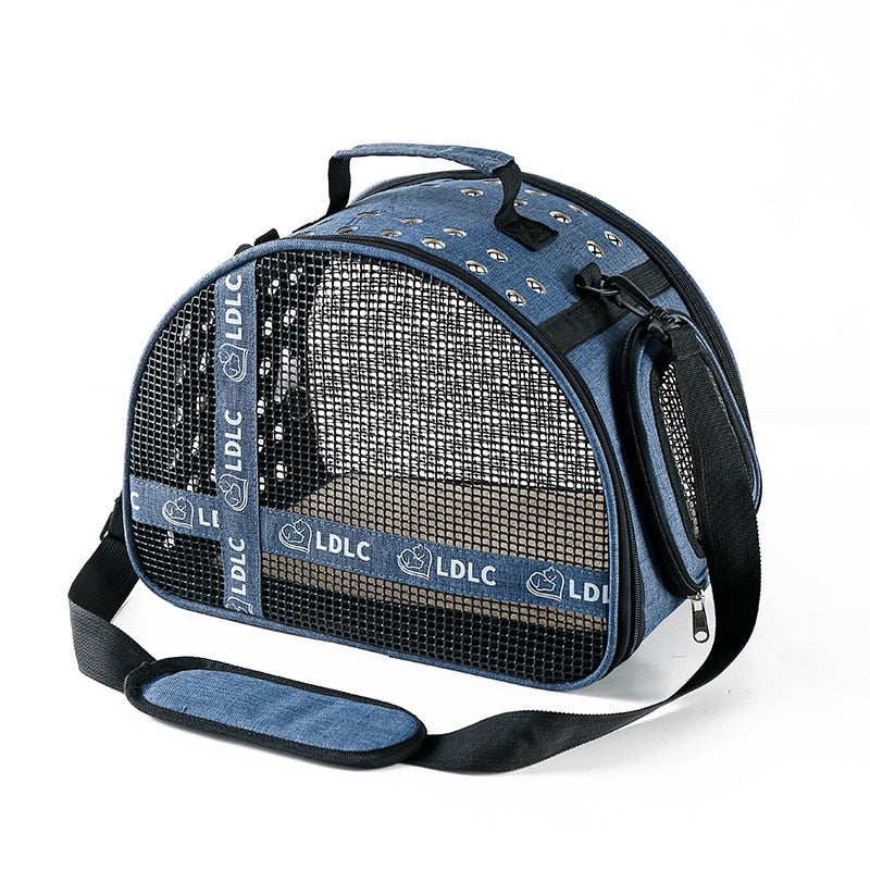 Ventilated Mesh Shoulder Strap Cat Carrier