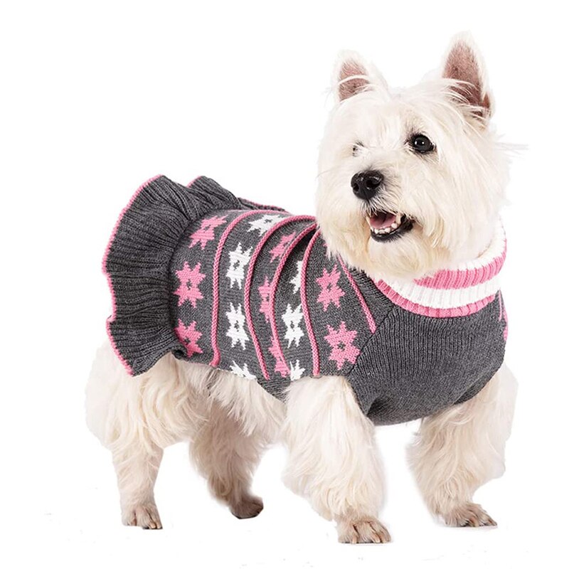 Cute Turtleneck Princess Dog Sweater