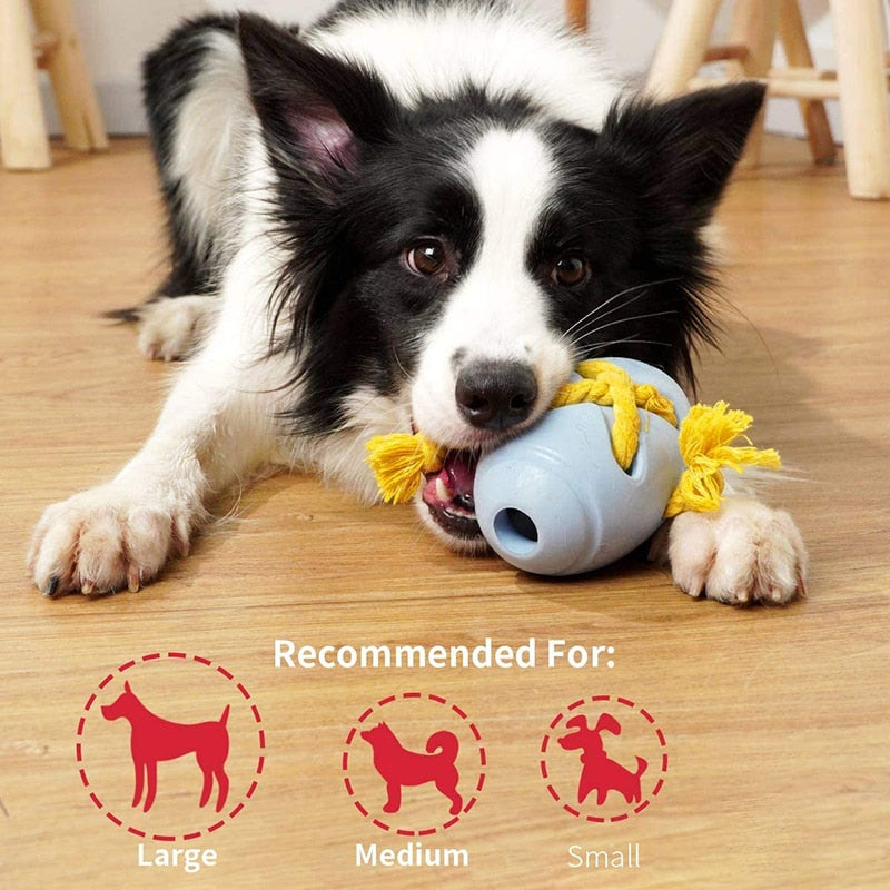 Sturdy Rubber Rope Dog Toy