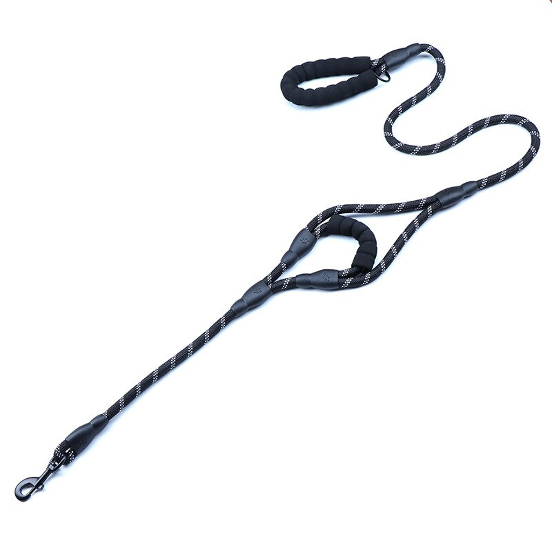 2 Padded Handles Heavy Duty Dog Leash