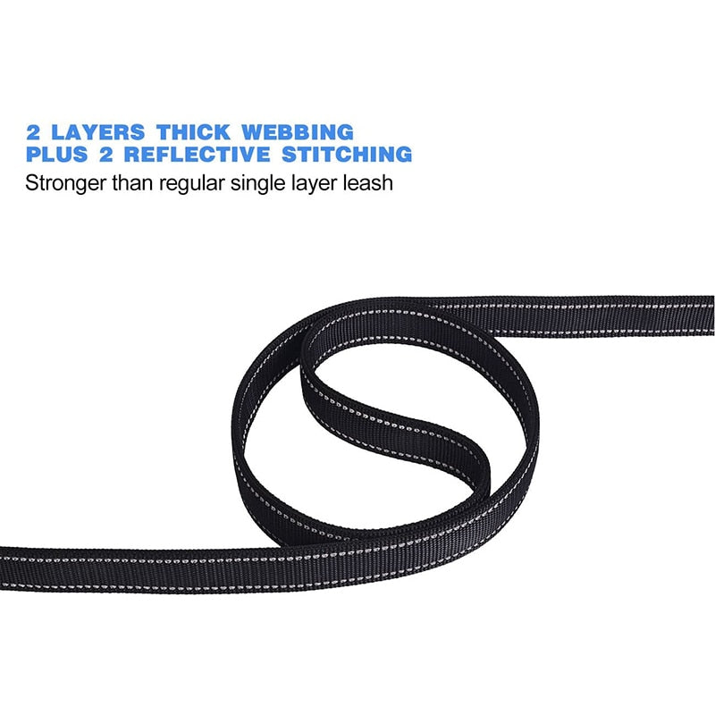 Heavy Duty Reflective Padded Dog Leash