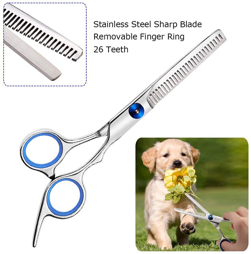 Ergonomic Safe Stainless Steel Dog Scissors