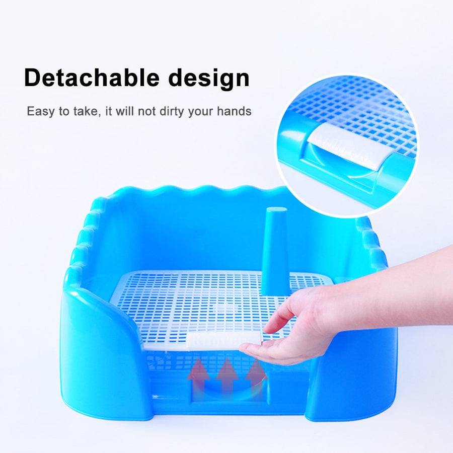 Portable Grid Pet Toilet Tray